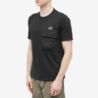 C.P. Company Men's Pocket Logo T-Shirt in Black