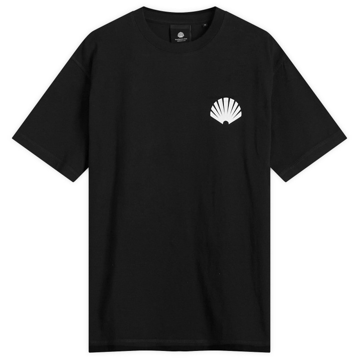 Photo: New Amsterdam Surf Association Men's Logo T-Shirt in Black/White