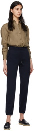 Loro Piana Navy Silk Quiberon Lounge Pants