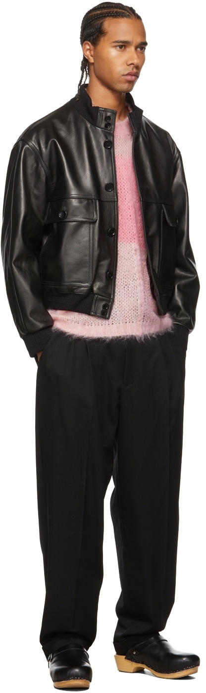 Magliano Black Leather Forever Jacket Magliano