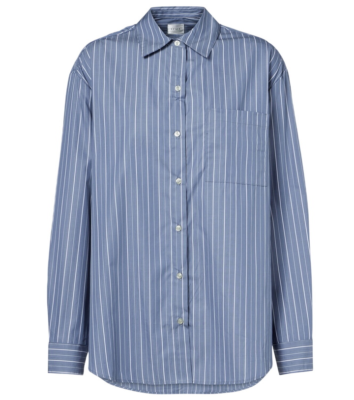 Photo: Leset Yoshi striped cotton-blend twill shirt