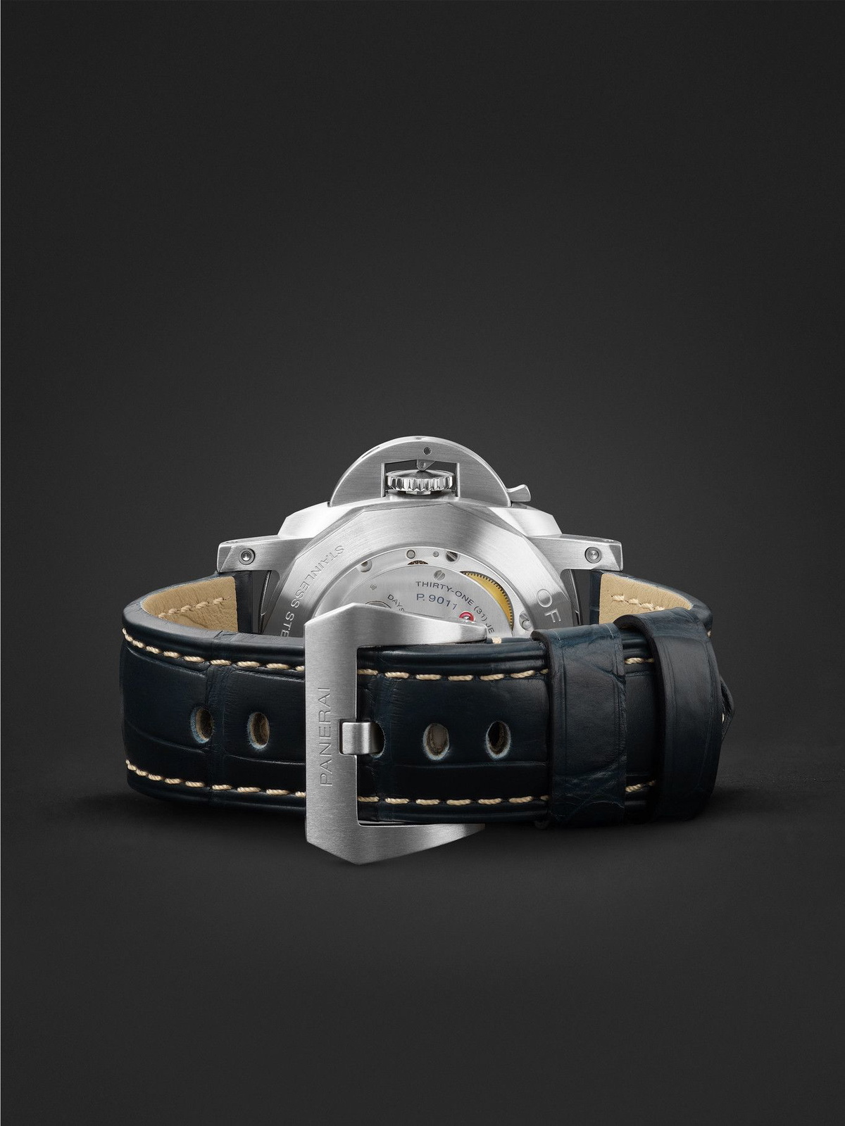 Panerai - Luminor GMT Automatic 44mm Stainless Steel and Alligator Watch, Ref. No. PAM01033