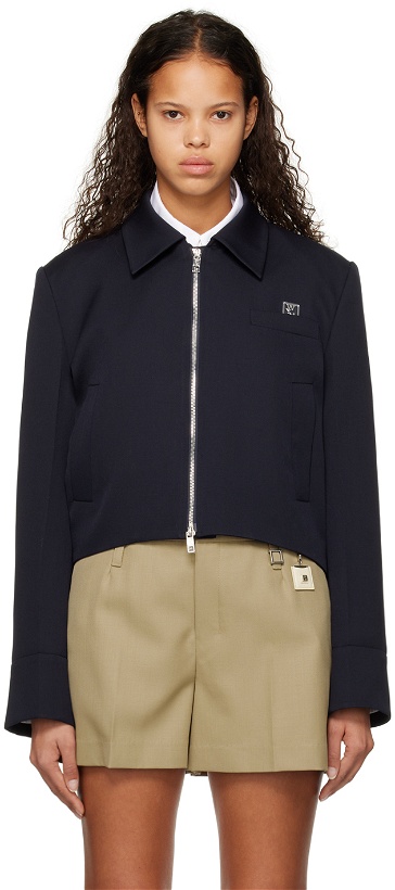 Photo: Wooyoungmi Navy Cropped Jacket