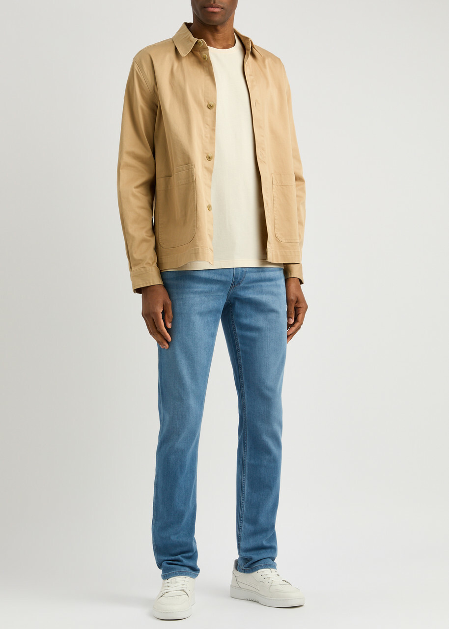 Paige Cash Stretch-jersey T-shirt Off White