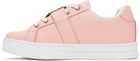 Versace Jeans Couture Pink Baroque Buckle Court 88 Sneakers