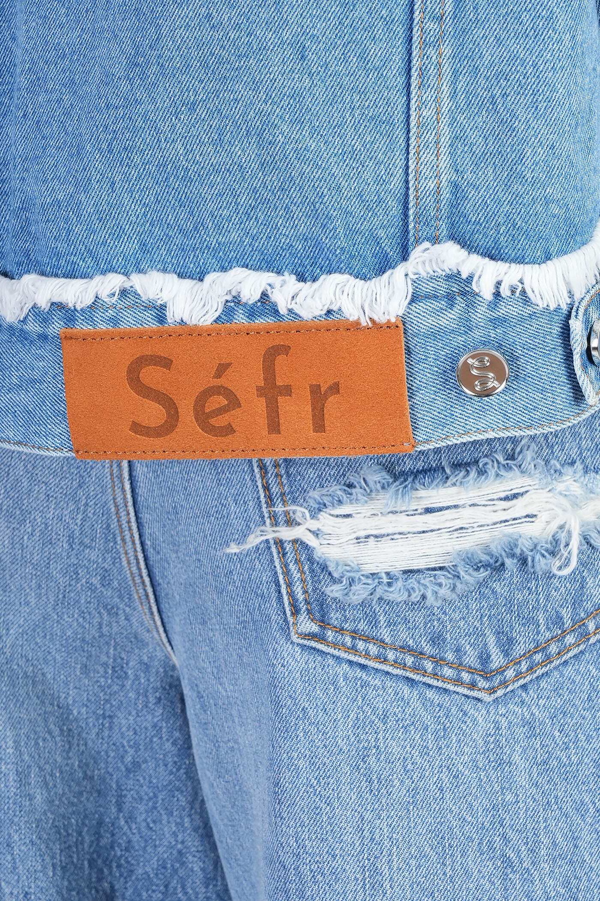 Séfr Sydney Denim Jackets In Blue Cotton
