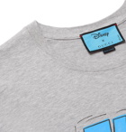 GUCCI - Disney Printed Mélange Cotton-Jersey T-Shirt - Gray
