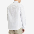 A.P.C. Men's Edouard Button Down Stripe Shirt in Pale Green