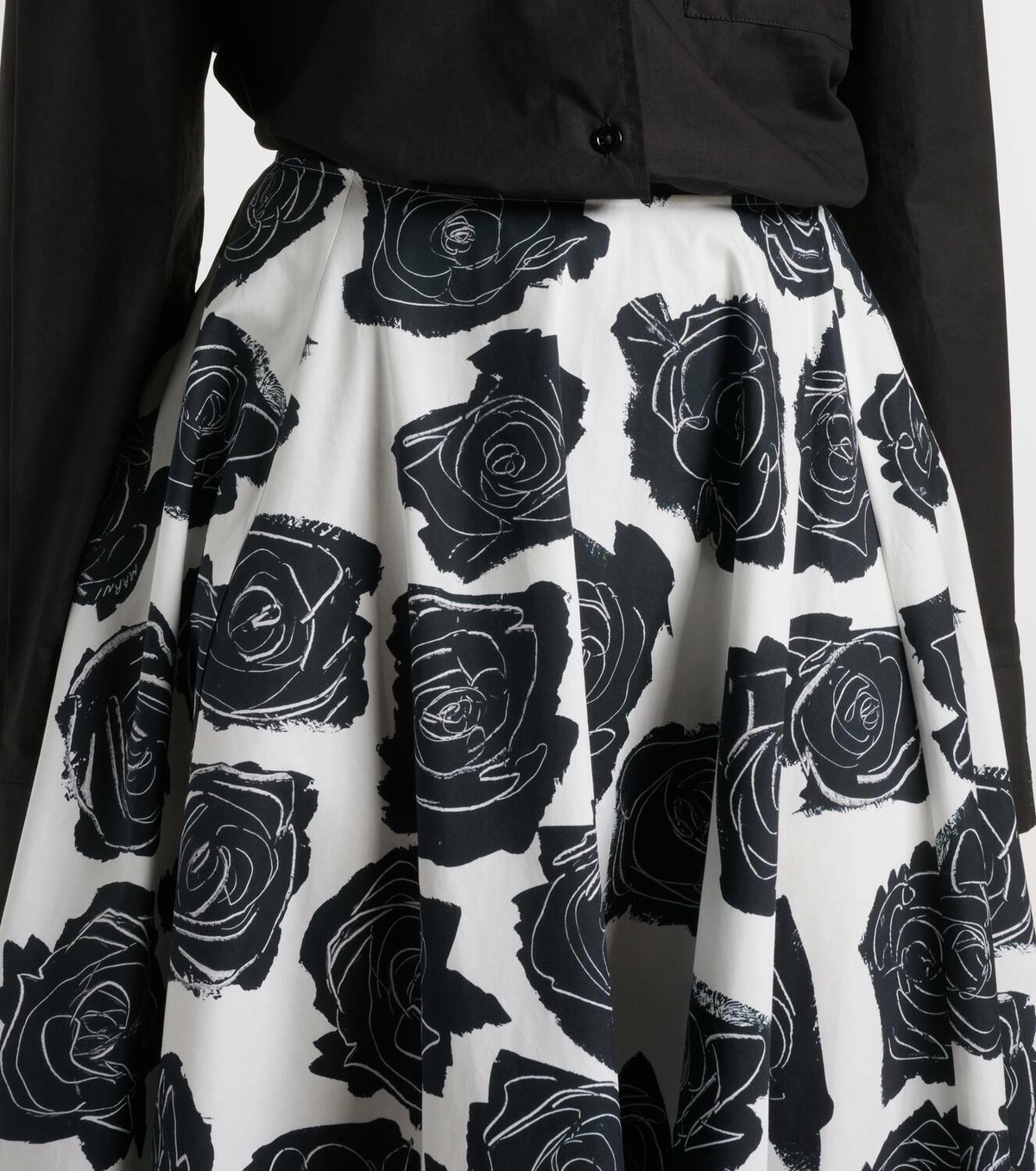 Marni Cotton midi skirt
