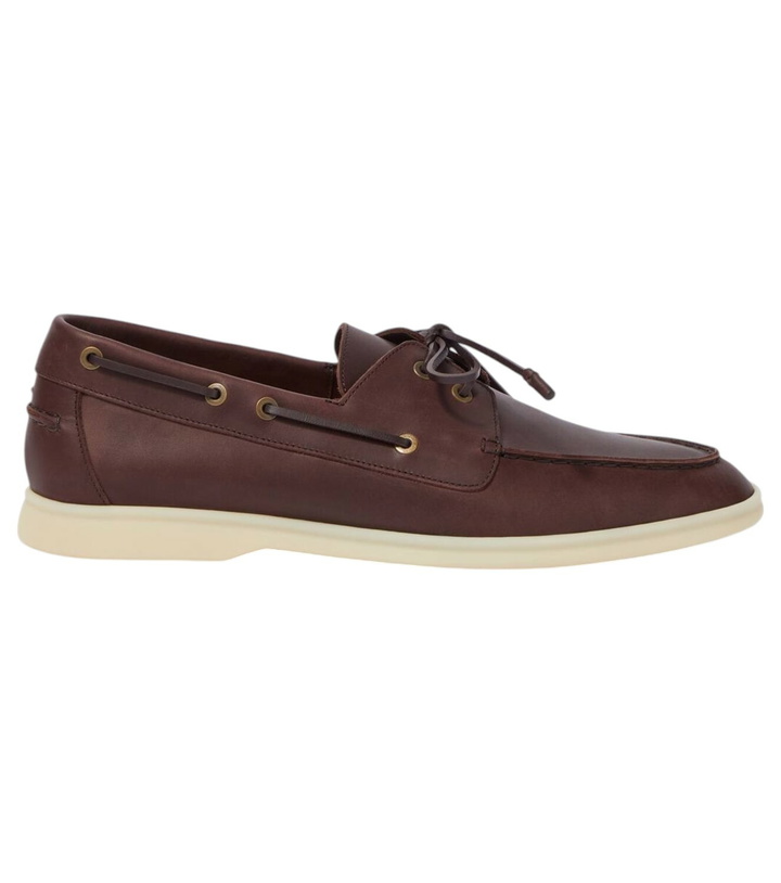 Photo: Loro Piana Sea-Sail Walk leather boat shoes