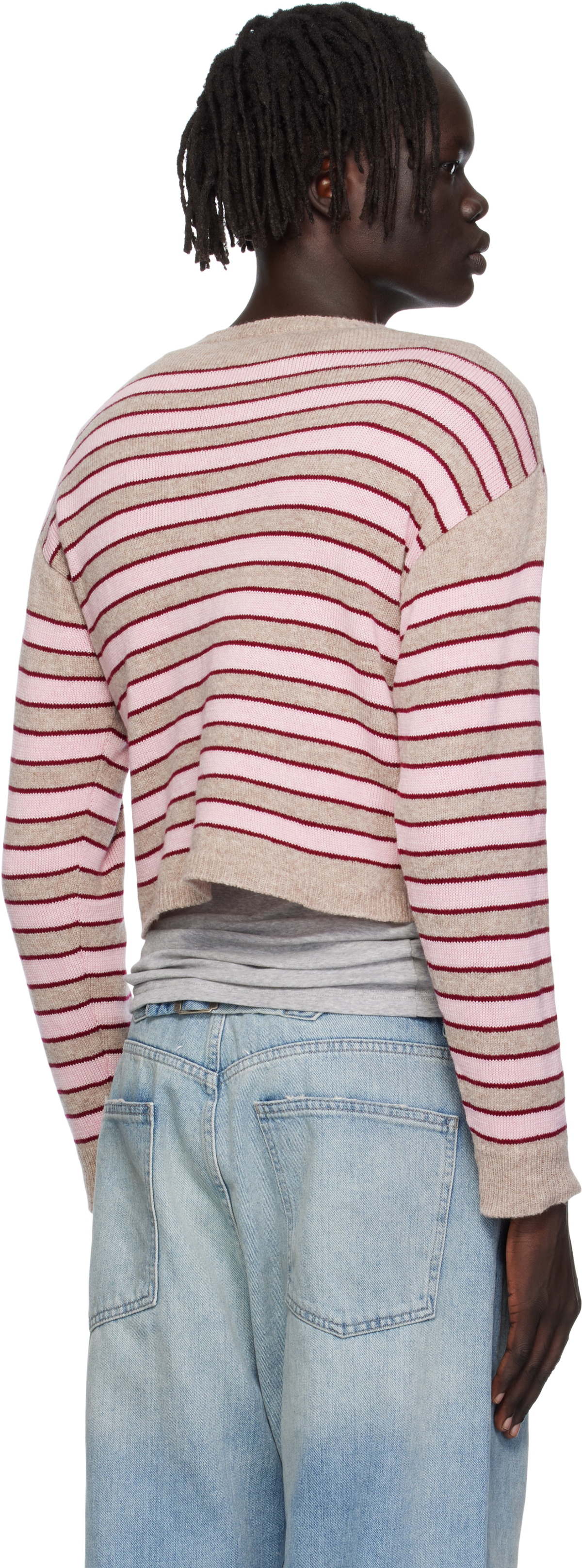 Ashley Williams Beige Molly Knit Sweater