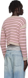 Ashley Williams Beige Molly Knit Sweater