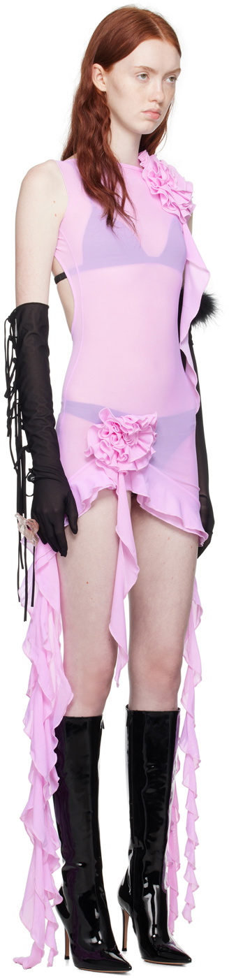 Fancì Club Pink 'The White Apple' Minidress