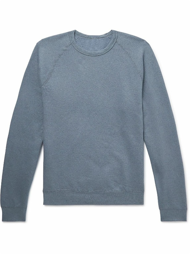 Photo: Save Khaki United - Organic Cotton-Jersey Sweatshirt - Blue