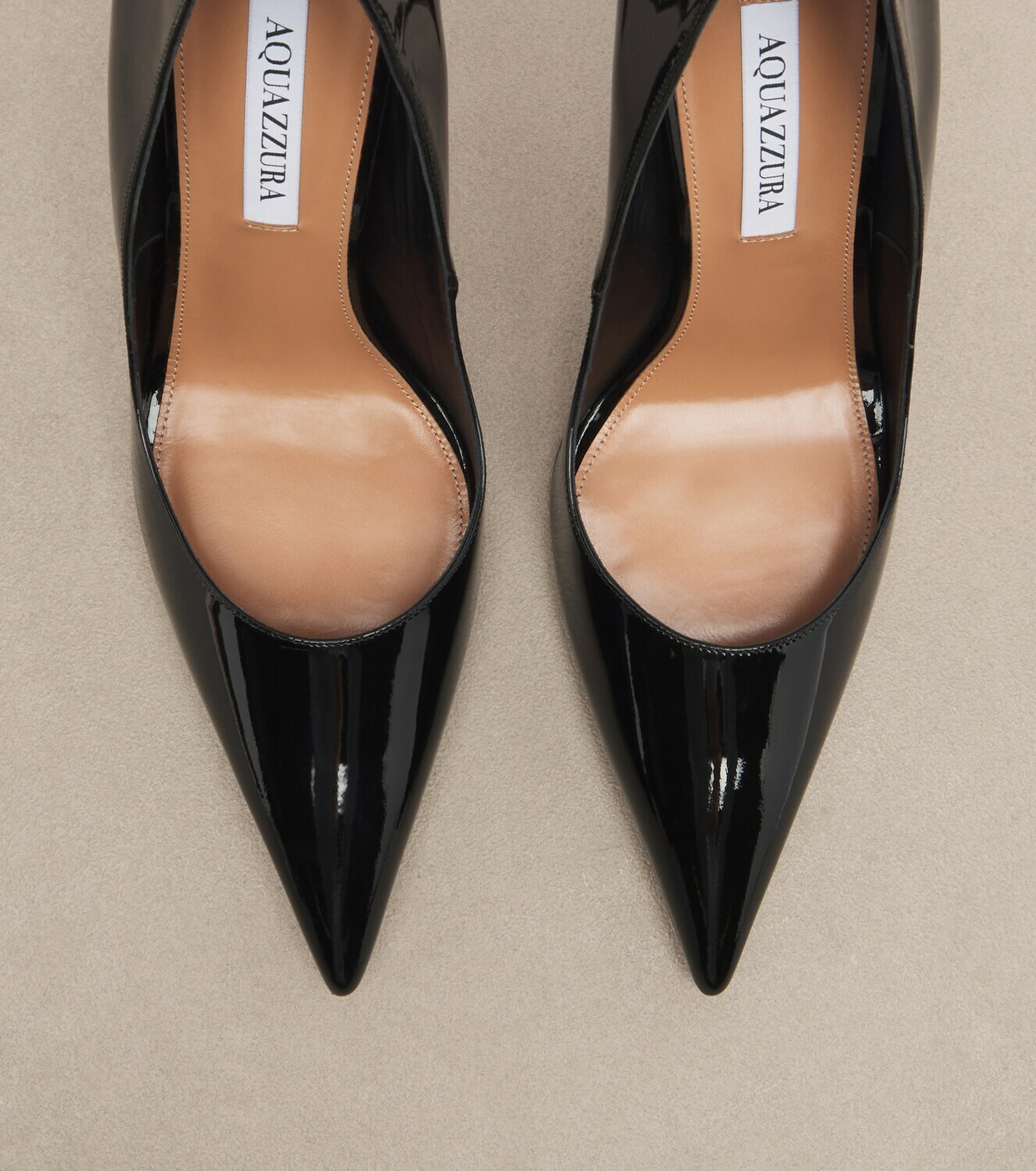 Aquazzura Linea patent leather pumps