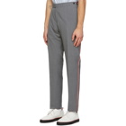 Thom Browne Grey Seersucker Trousers