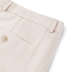 Jacquemus - Yvan Pleated Linen-Blend Trousers - Beige