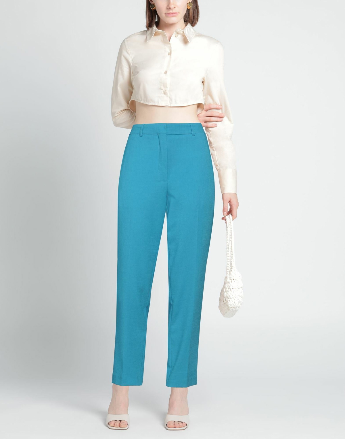 Jucca Womens Pants Azure