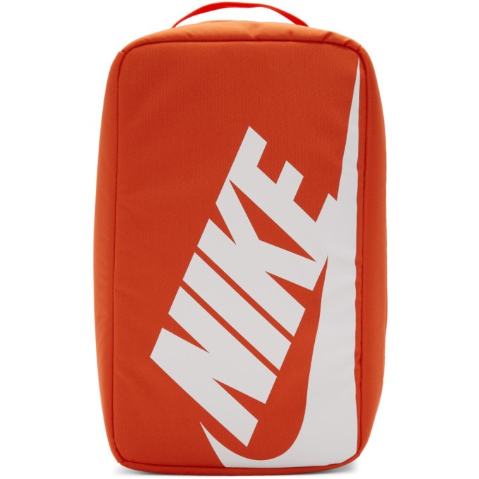 Photo: Nike Orange Nylon Shoe Box Bag