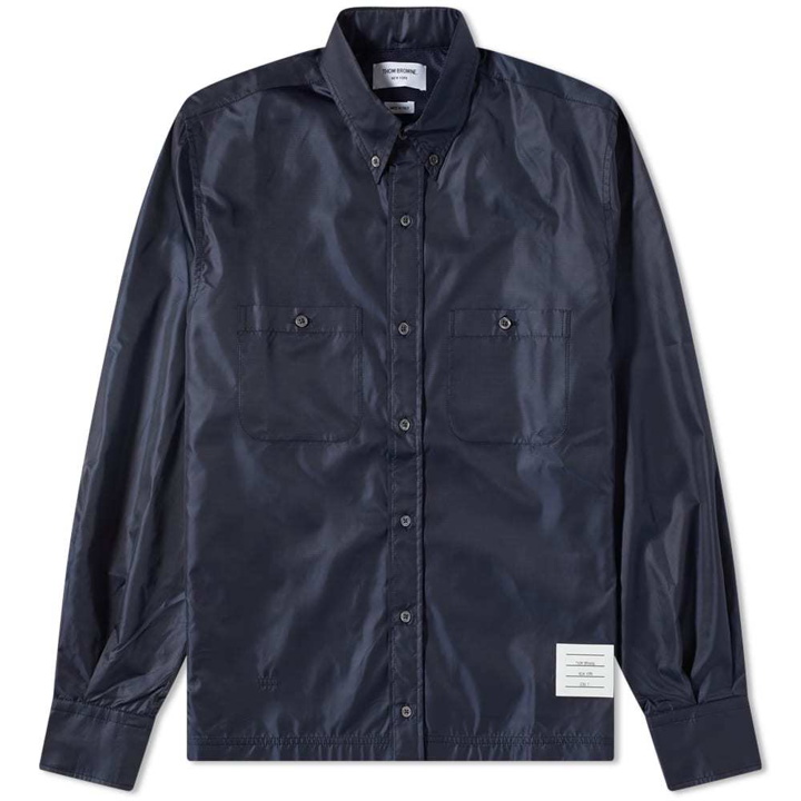 Photo: Thom Browne Button Down Ripstop Overshirt
