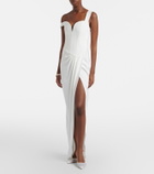 Jimmy Choo Bridal Love leather slingback pumps