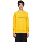 Billionaire Boys Club Yellow Embroidered Logo Sweatshirt