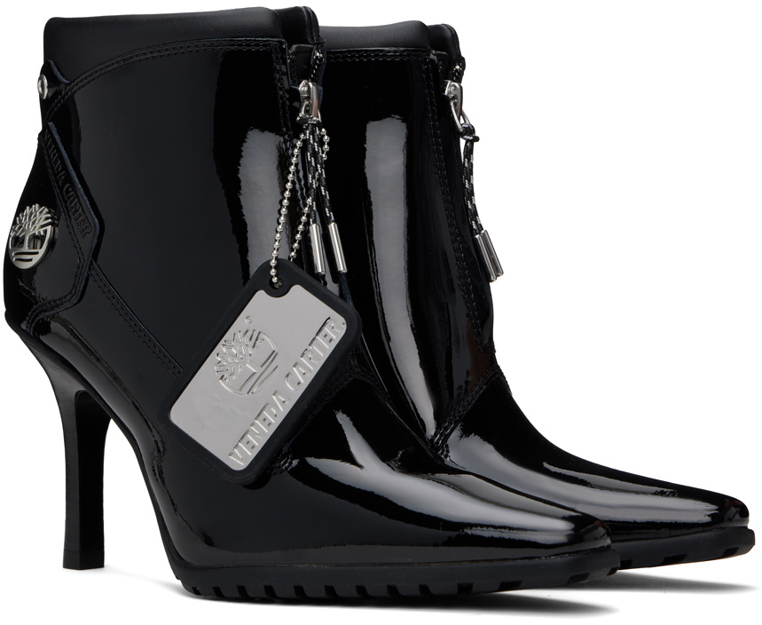 Timberland Black Veneda Carter Edition Zip Front Boots