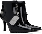 Timberland Black Veneda Carter Edition Zip Front Boots