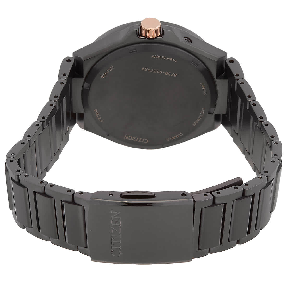 Citizen Attesa Quartz Moon Phase Black Dial Mens Watch BU0065-64E