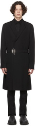 Givenchy Black Wool Coat