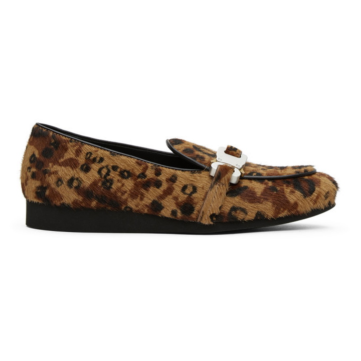 Photo: 1017 ALYX 9SM Brown and Black Leopard St. Marks Loafers