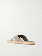 Zegna - Panarea Suede Sandals - Brown