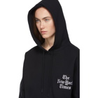 Etudes Black The New York Times Edition Hoodie