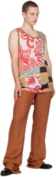 Ludovic de Saint Sernin Orange Mermaid Trousers