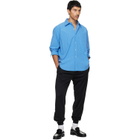 MM6 Maison Margiela Black Drawstring Sweatpants