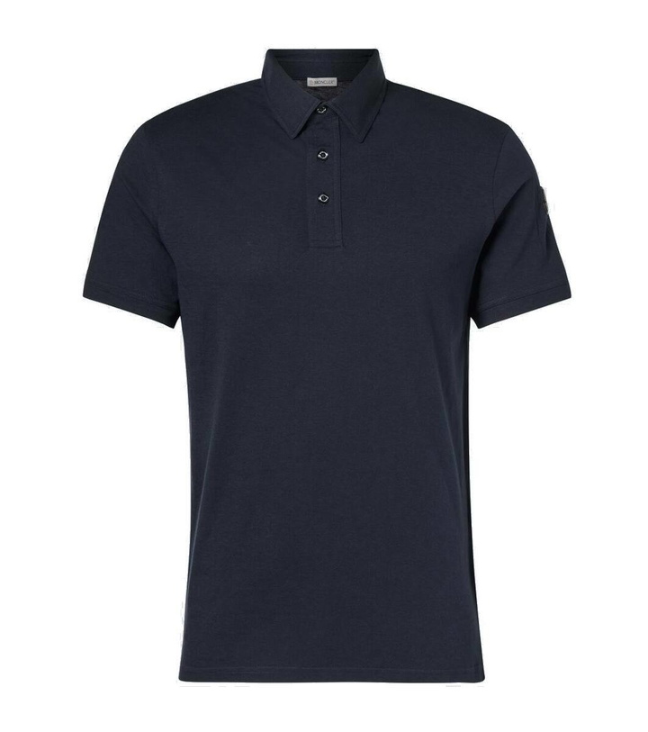 Photo: Moncler Cotton and cashmere polo shirt