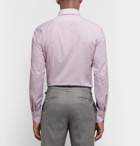 TOM FORD - Pink Slim-Fit Micro-Gingham Cotton Shirt - Pink