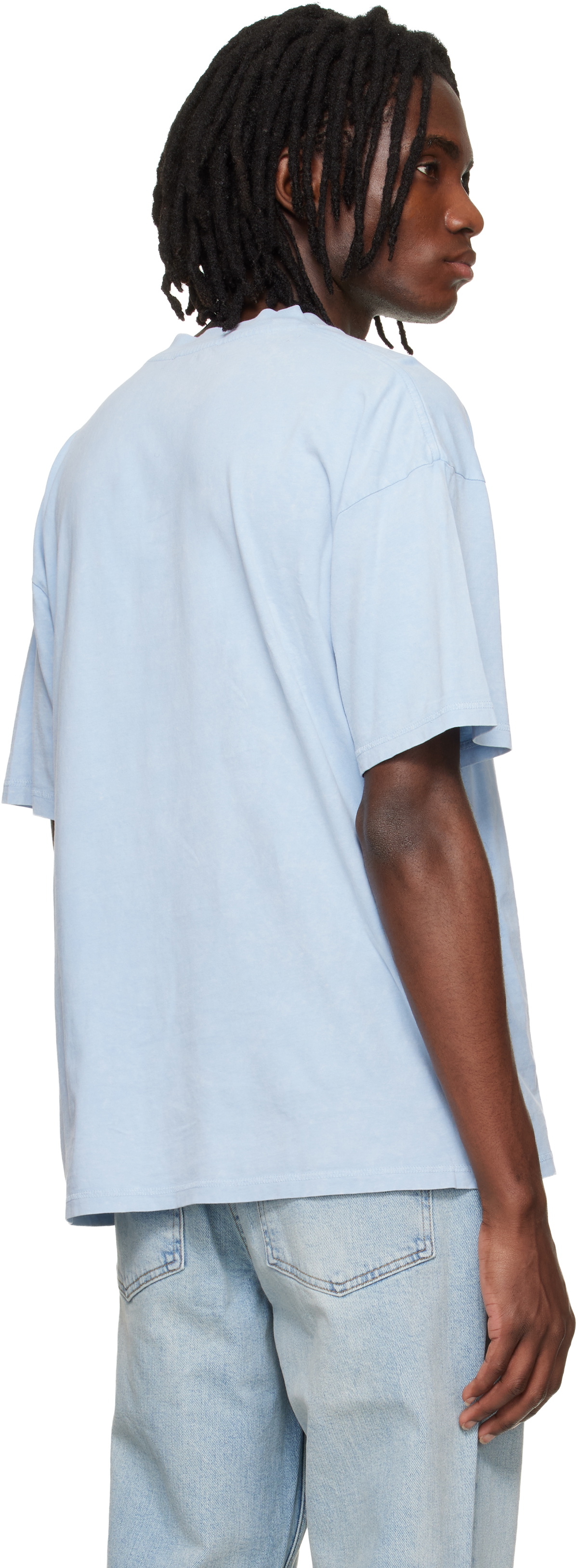 Represent Blue Western Initial T-shirt