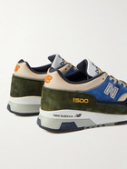 New Balance - 1500 Suede, Leather and Mesh Sneakers - Green