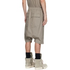 Rick Owens Taupe Tower Rick S Pods Shorts