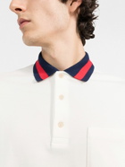 GUCCI - Web Motif Cotton Polo Shirt