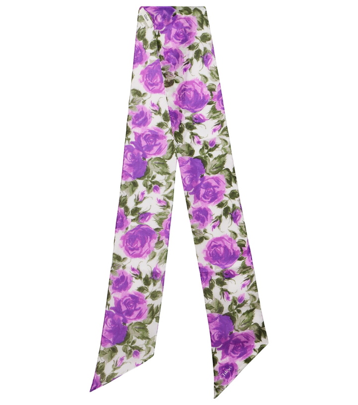 Photo: Chloé Chloé Bloom floral silk scarf