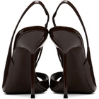 Paris Texas Brown Lidia Slingback 105 Heeled Sandals