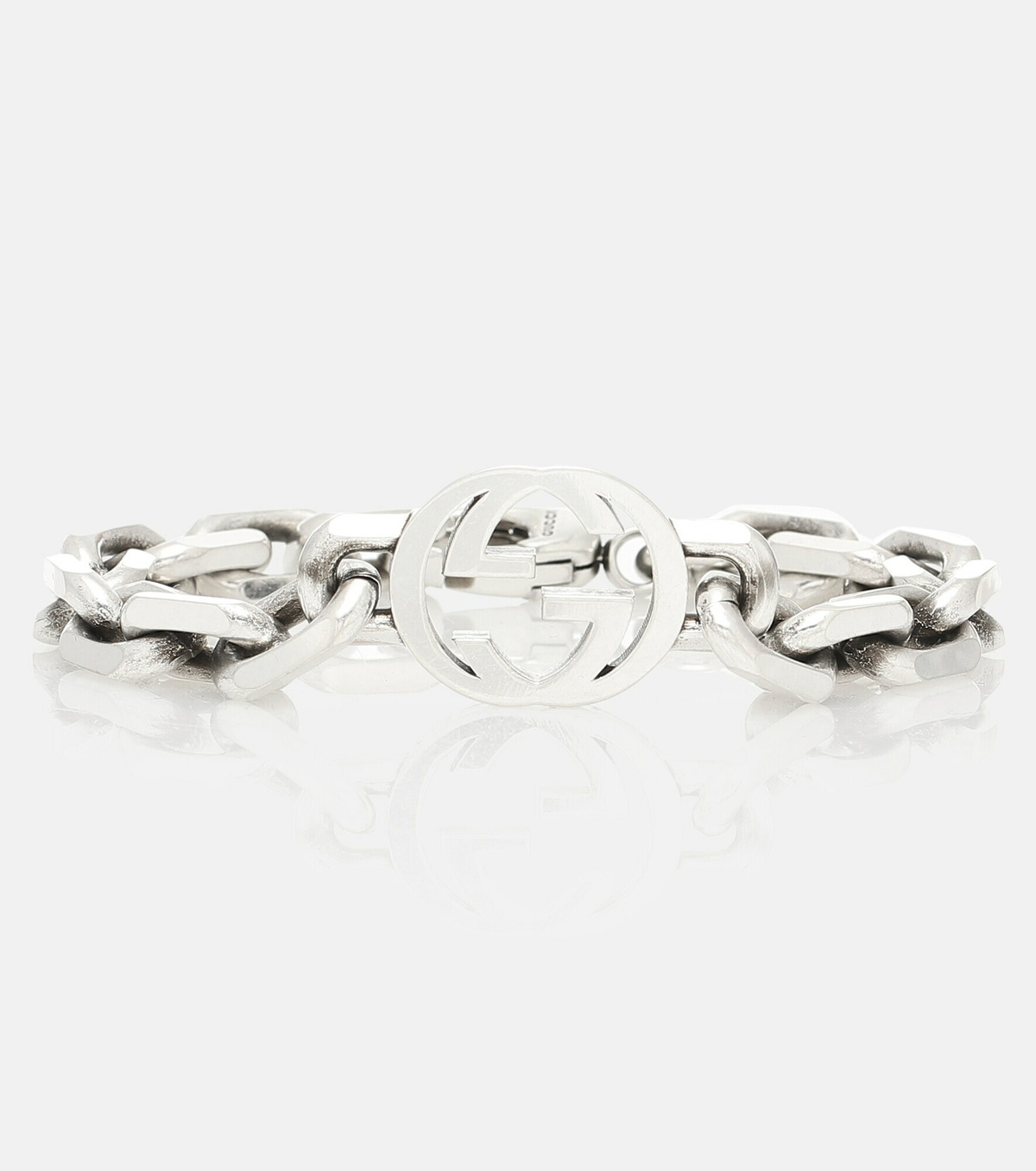 Gucci Interlocking G Silver Bracelet Gucci 4998