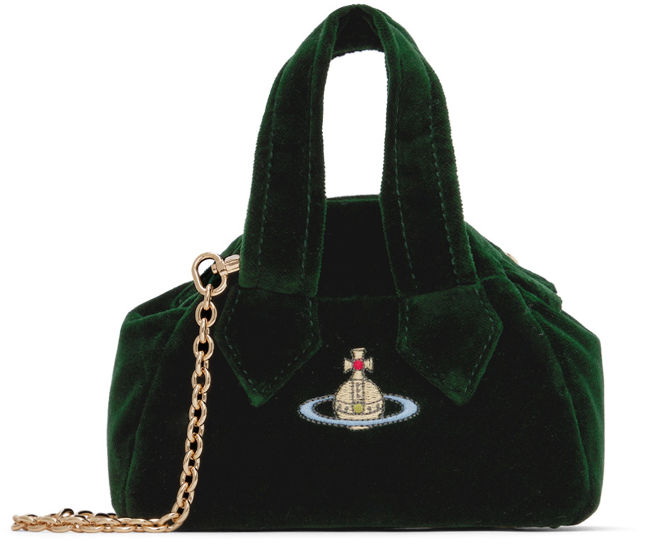 Vivienne Westwood Green Mini Archive Yasmine Bag Vivienne Westwood