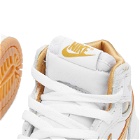 Air Jordan 1 Retro High OG TD Sneakers in White/Gold/Brown