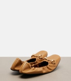 Gucci Prima Horsebit leather ballet flats