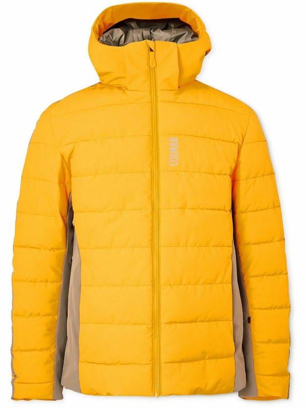 Photo: Colmar - 1395 Padded Ripstop and Shell Hooded Ski Jacket - Yellow