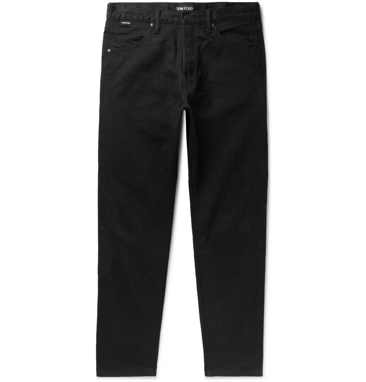 Photo: TOM FORD - Tapered Denim Jeans - Black