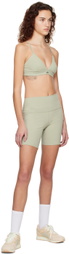 Alo Green High-Waist Biker Shorts